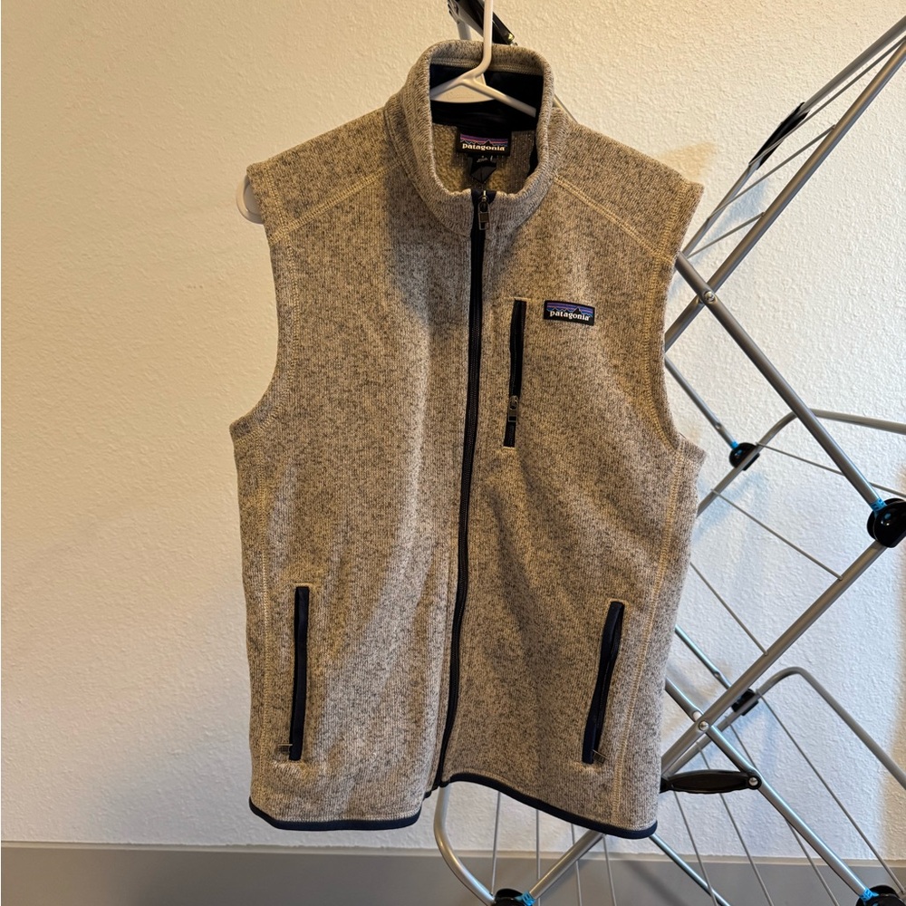Patagonia Better Sweater Vest Tan - Men’s Small